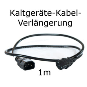Kaltgeräte Verlängerung Kabel 1m Verleih Vermietung Harz