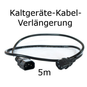 Kaltgeräte Verlängerung Kabel 5m Verleih Vermietung Harz