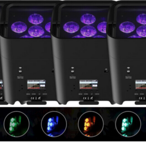 Akku  LED Spots Verleih 4 im Set