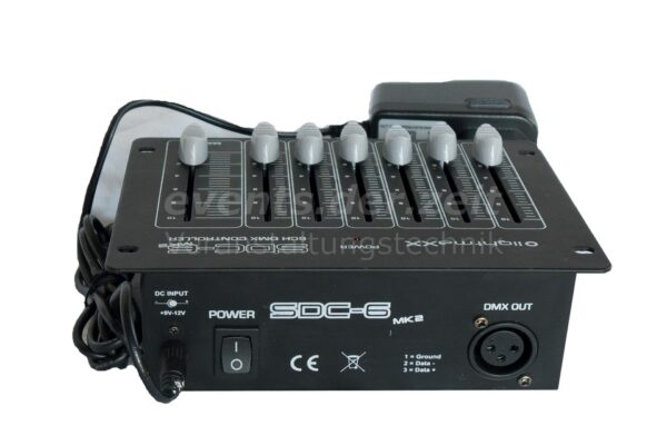 lightmaXX SDC-6 mk2 DMX Pult Verleih Vermietung Harz 3