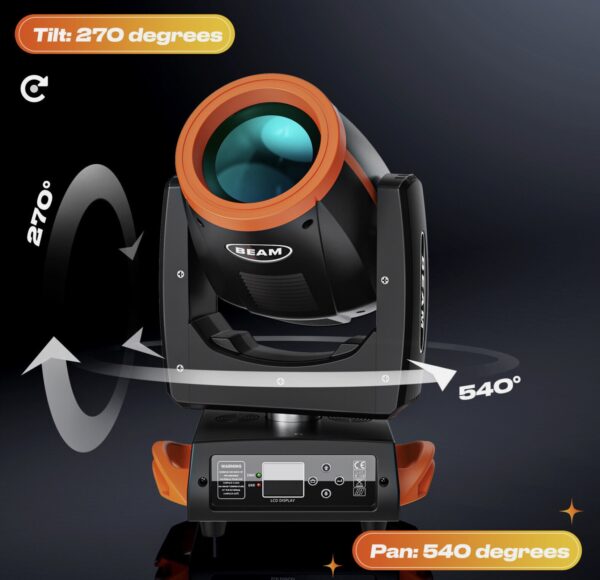 Verleih 230W 7R Beam Moving Head – Bild 2